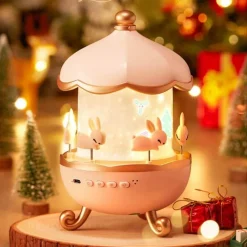 Glow u0026 Shade Beleuchtung-Vintage Karussell Projektorlampe - Rotierendes Lichtdekor