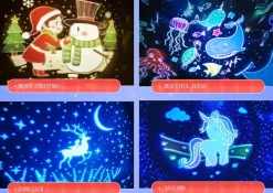 Glow u0026 Shade Beleuchtung-Vintage Karussell Projektorlampe - Rotierendes Lichtdekor