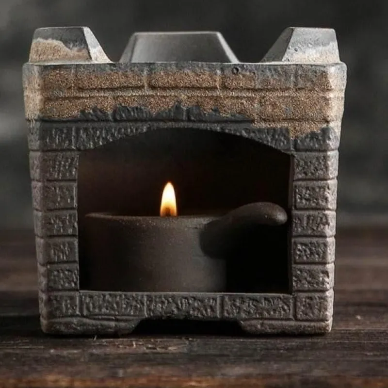 The Cozy Mug Küche & Esszimmer-Vintage Keramik Teekannenwärmer - Retro Art Halter