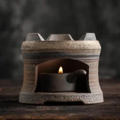 The Cozy Mug Küche & Esszimmer-Vintage Keramik Teekannenwärmer - Retro Art Halter