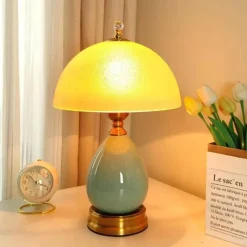 Bright Accents Beleuchtung-Vintage Keramik Tischlampe - Dekorative Beleuchtungsvorrichtung