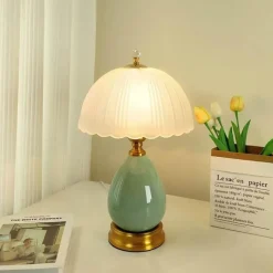 Bright Accents Beleuchtung-Vintage Keramik Tischlampe - Dekorative Beleuchtungsvorrichtung