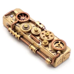 The Outdoor Vault Heimwerkzeuge|Outdoor-Gadgets-Vintage Kerosinfeuerzeug - Uhrwerk Flammendesign