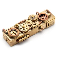 The Outdoor Vault Heimwerkzeuge|Outdoor-Gadgets-Vintage Kerosinfeuerzeug - Uhrwerk Flammendesign