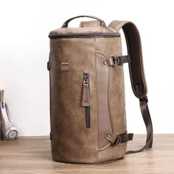 Decor Taschen & Geldbörsen-Vintage Lederrucksack - Herren Reisetasche