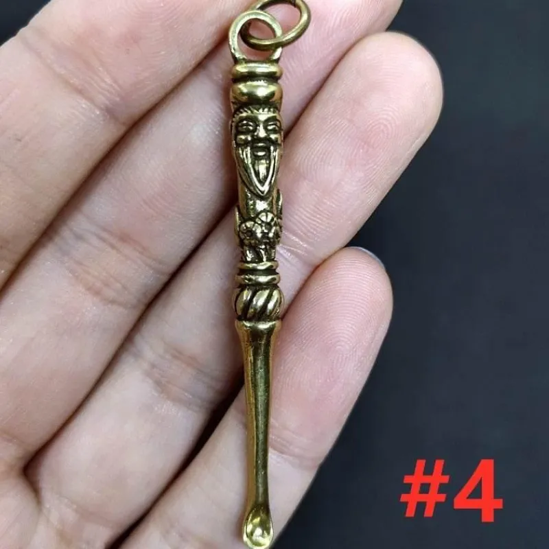 Wilderness Haven Outdoor & Garten|Outdoor-Artikel-Vintage Messing Schlüsselanhänger - Retro Mini Werkzeug Accessoire