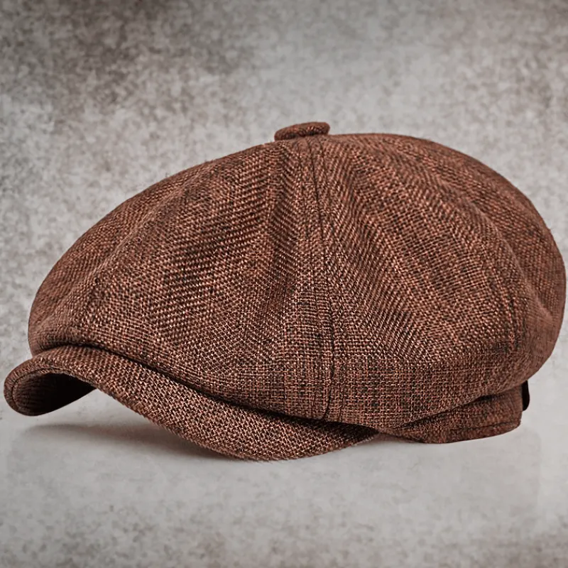 Herren Heritage Threads Herrenbekleidung-Vintage Newsboy Cap – Klassische Schiebermütze für Damen und Herren