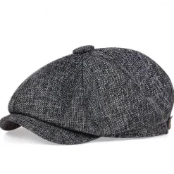 Herren Heritage Threads Herrenbekleidung-Vintage Newsboy Cap – Klassische Schiebermütze für Damen und Herren