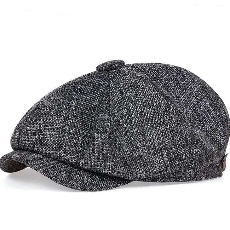 Herren Heritage Threads Herrenbekleidung-Vintage Newsboy Cap – Klassische Schiebermütze für Damen und Herren