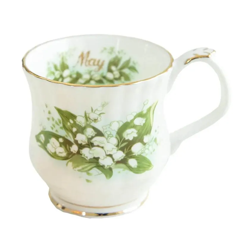 Feast u0026 Flair Küche & Esszimmer-Vintage Phnom Penh Blumenbecher - Elegante Teetasse mit Handgriff für das Home Office