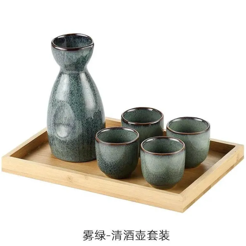 Elegance at the Table Küche & Esszimmer-Vintage Sake-Spender-Set - Japanischer Shochu-Topf-Weinserver