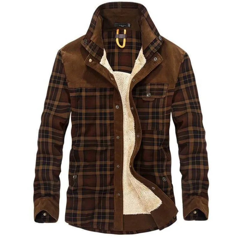 Herren Heritage Threads Herrenbekleidung-Vintage Samt Wintermantel - Große Größe Essential