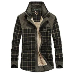 Herren Heritage Threads Herrenbekleidung-Vintage Samt Wintermantel - Große Größe Essential