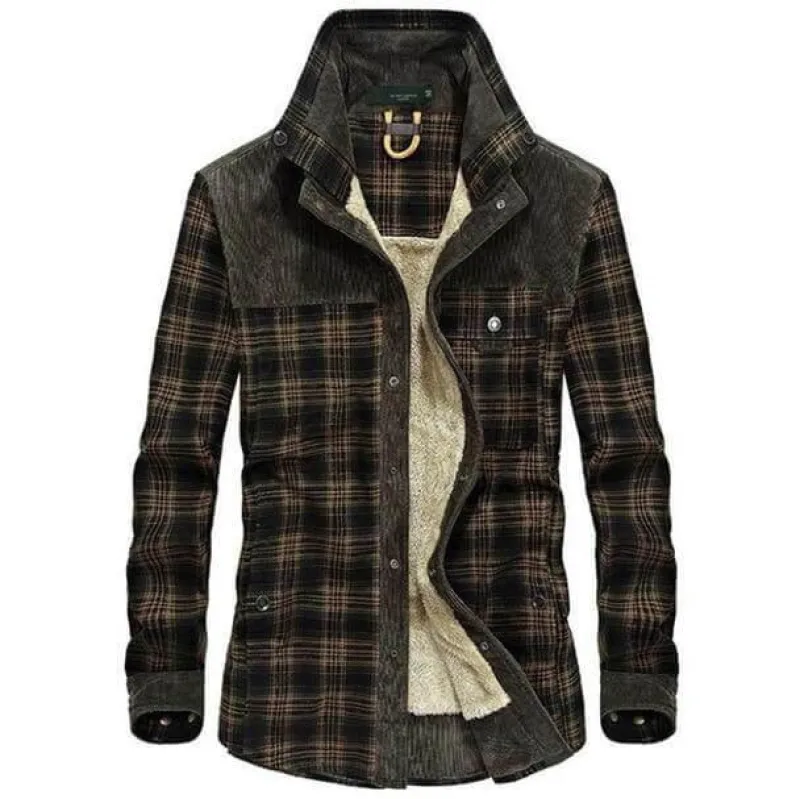 Herren Heritage Threads Herrenbekleidung-Vintage Samt Wintermantel - Große Größe Essential