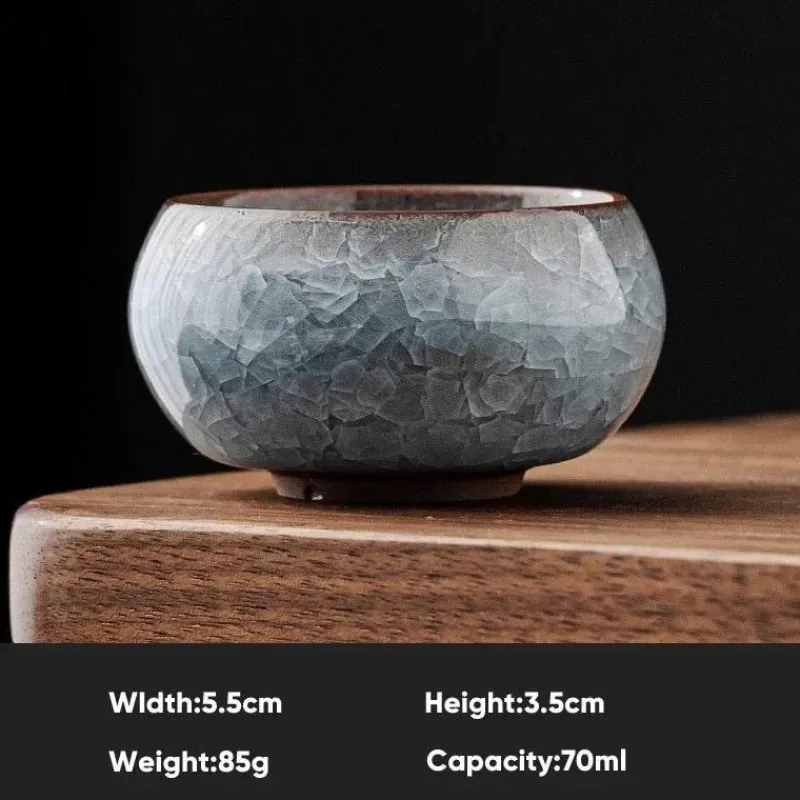 Plates u0026 More Küche & Esszimmer-Vintage Seladon Teetasse - Ice Crackle Keramik Kung Fu Tasse