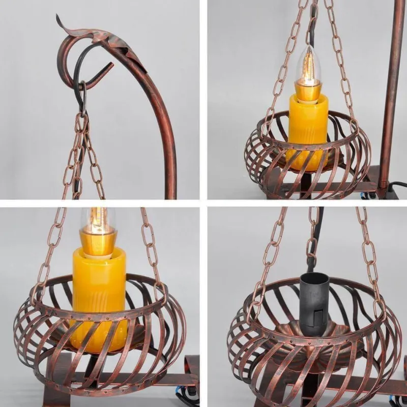 Comfort u0026 Style Beleuchtung-Vintage Tischlampe - Retro Kerze Otto Light