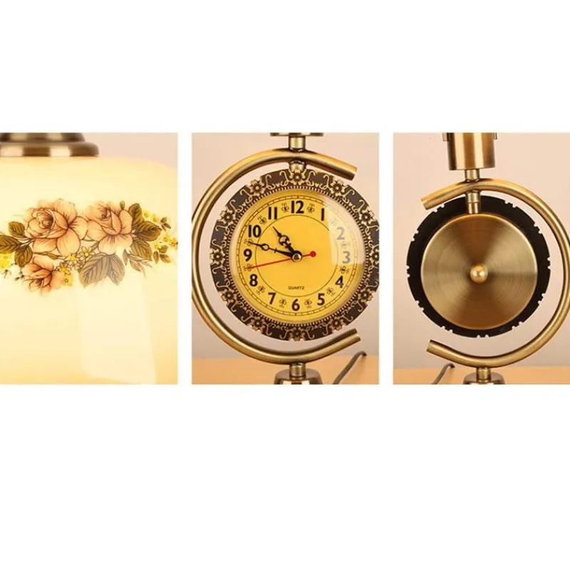 Bright Accents Beleuchtung-Vintage Uhrlampe - Retro Schreibtischlampe
