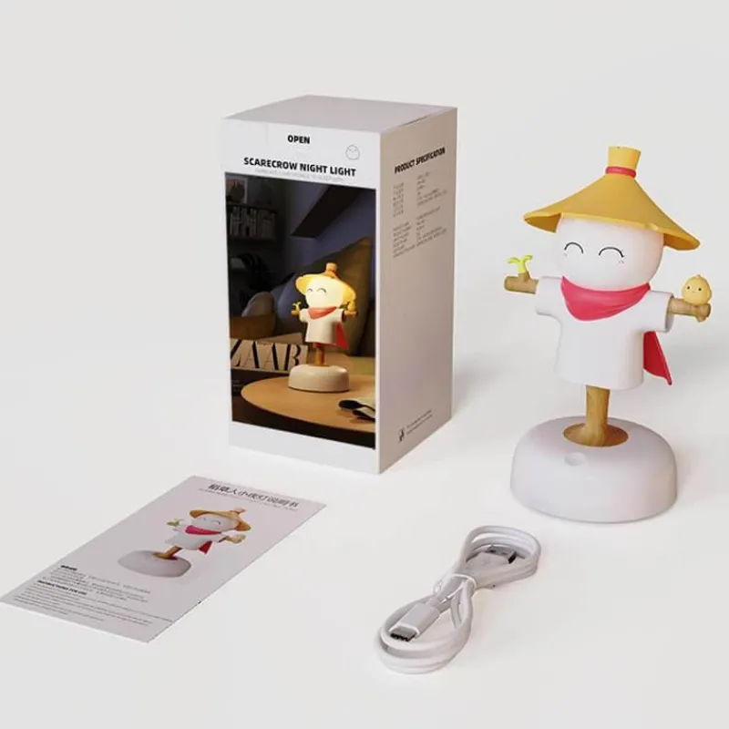 Illuminate Home Beleuchtung-Vogelscheuchen-Nachtlicht - Halloween-Herbstdekor