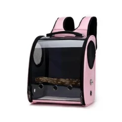 Decor Haustierzubehör-Vogeltransportrucksack – Raumkapsel-Reisekäfig für Heimvögel