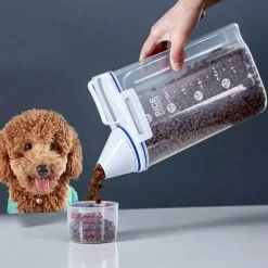 Furry Haven Haustierzubehör|Tierfütterung-Vorratsbehälter für Tierfutter – Frischhaltebehälter