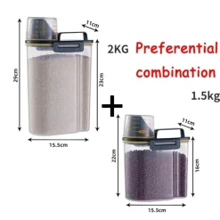 Furry Haven Haustierzubehör|Tierfütterung-Vorratsbehälter für Tierfutter – Frischhaltebehälter