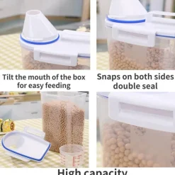 Furry Haven Haustierzubehör|Tierfütterung-Vorratsbehälter für Tierfutter – Frischhaltebehälter