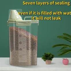 Furry Haven Haustierzubehör|Tierfütterung-Vorratsbehälter für Tierfutter – Frischhaltebehälter