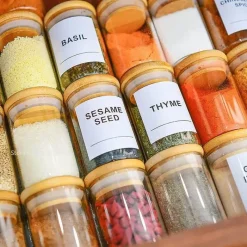 Plates u0026 More Küche & Esszimmer-Vorratsdose aus Glas für Lebensmittel – Behälter zur Organisation der Küche mit Deckel