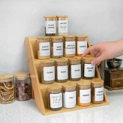 Plates u0026 More Küche & Esszimmer-Vorratsdose aus Glas für Lebensmittel – Behälter zur Organisation der Küche mit Deckel