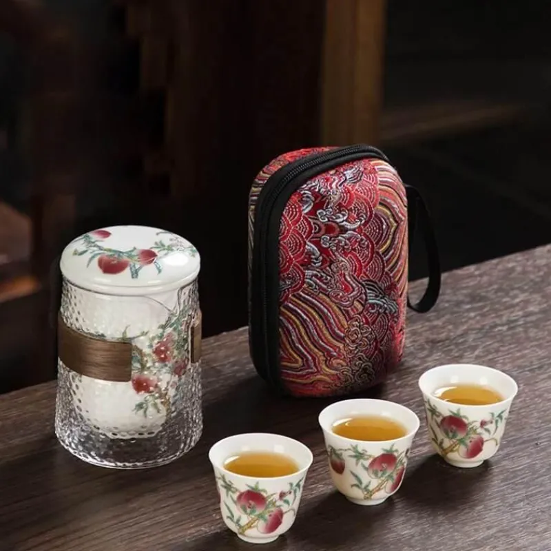 The Decor Haven Camping-Werkzeuge|Camping Im Freien-Waldhirsch-Keramik-Teeservice