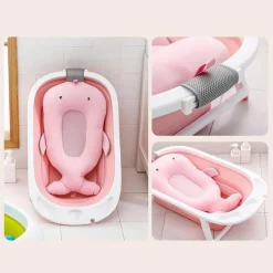 Kinder Aqua Essence Kinderzimmermöbel|Badezimmer-Walförmiges Neugeborenenkissen - Tragbares Babykissen