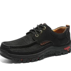 Herren Decor Herrenschuhe-Wanderschuhe aus Rindsleder – Bequeme, atmungsaktive Outdoor-Schuhe