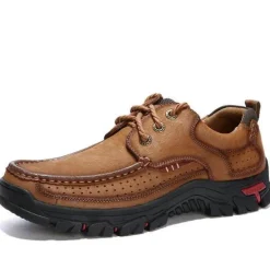 Herren Decor Herrenschuhe-Wanderschuhe aus Rindsleder – Bequeme, atmungsaktive Outdoor-Schuhe