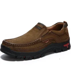 Herren Decor Herrenschuhe-Wanderschuhe aus Rindsleder – Bequeme, atmungsaktive Outdoor-Schuhe