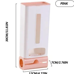 The Culinary Kit Küche & Esszimmer-Wandmontierte Müllaufbewahrungsbox - Platzsparender Abfallorganizer