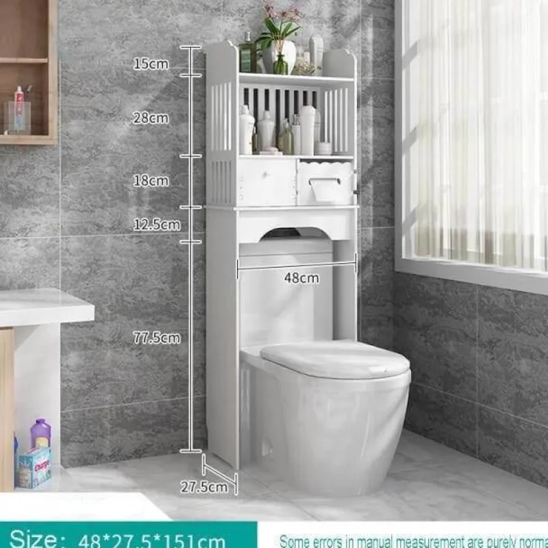 The Blissful Bath Badezimmer|Möbel-Wandmontierter Badezimmerschrank – Kompakte Aufbewahrungslösung