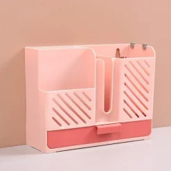 Space Savvy Küche & Esszimmer-Wandmontierter Besteckabtropfer - Küchenmesser-Organizer