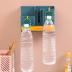 Space Savvy Küche & Esszimmer-Wandmontierter Besteckabtropfer - Küchenmesser-Organizer