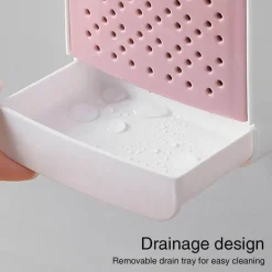 The Culinary Kit Küche & Esszimmer-Wandmontierter Besteck-Organizer – Küchenutensilienhalter, Abtropfbox