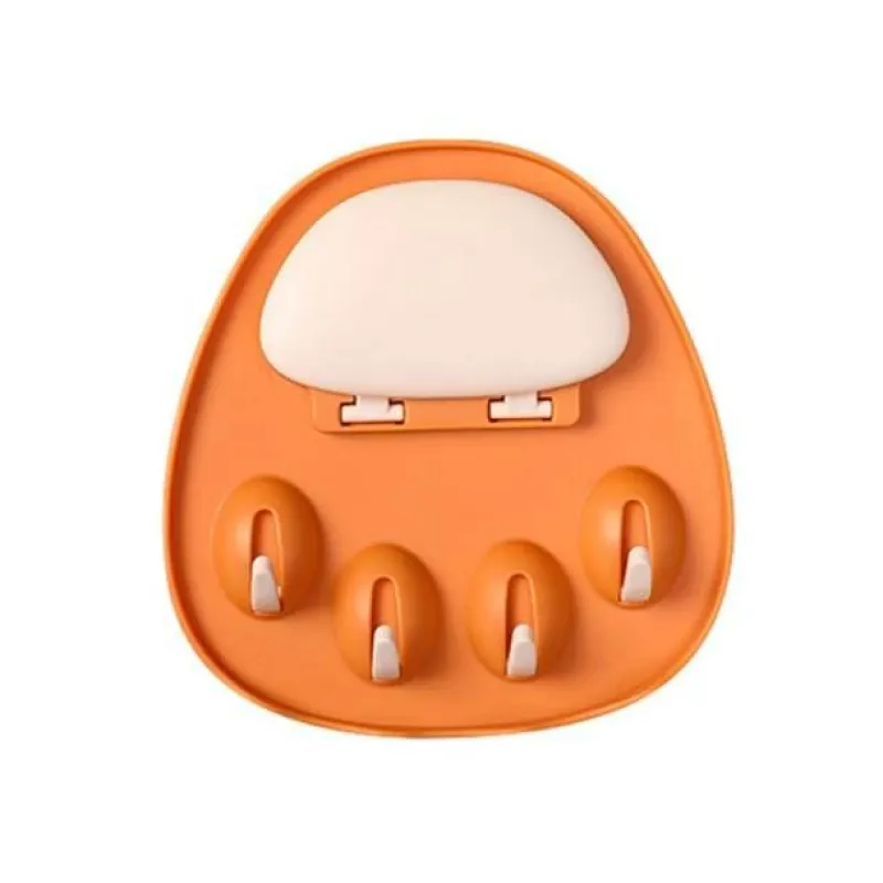 Space Savvy Küche & Esszimmer-Wandmontierter Deckelhalter mit Katzenpfote – Küchen-Organizer-Regal