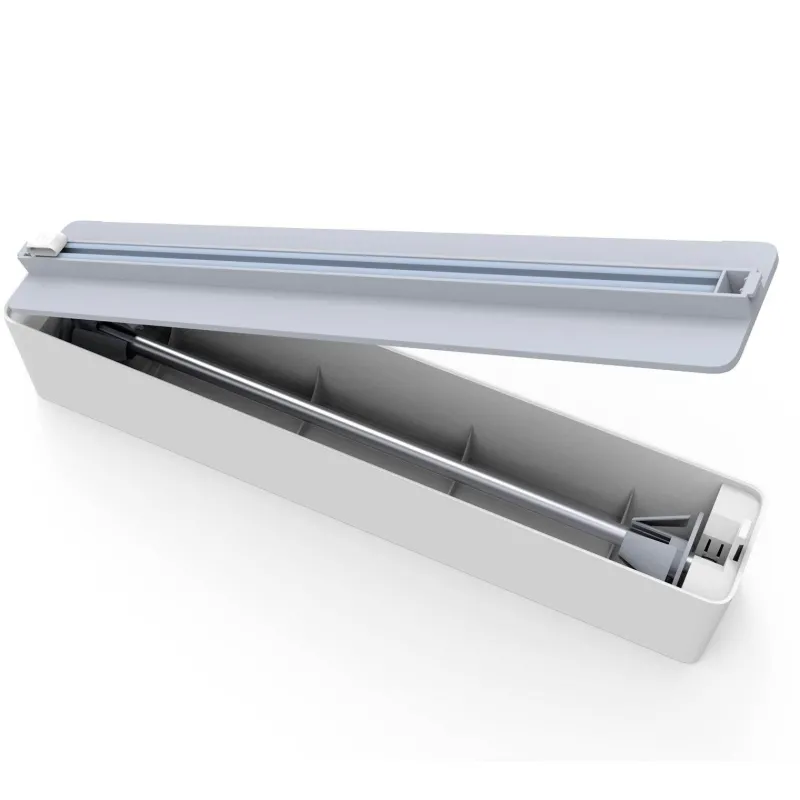 The Culinary Kit Küche & Esszimmer-Wandmontierter Frischhaltefolienspender - Verstellbarer Küchen-Organizer