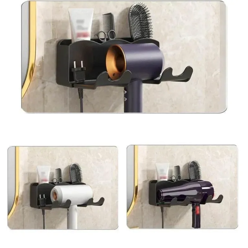 Tom Küche & Esszimmer-Wandmontierter Haartrockner-Glätteisen-Organizer – Stilvolle Aufbewahrungslösung für die Haarpflege