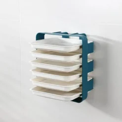 Space Savvy Küche & Esszimmer-Wandmontierter Küchen-Organizer – Mehrschichtiges Lebensmittelaufbewahrungssystem