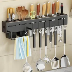 Space Savvy Küche & Esszimmer-Wandmontierter Küchen-Organizer – Moderne Lösung zur Aufbewahrung von Werkzeugen
