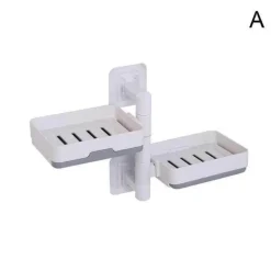 Tranquil Waters Badezimmer|Küche & Esszimmer-Wandmontierter, mehrschichtiger, drehbarer Seifenhalter