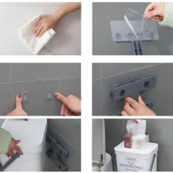 Tranquil Waters Badezimmer-Wandmontierter Mülleimer - Platzsparender Abfalleimer