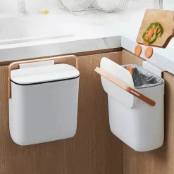 The Culinary Kit Küche & Esszimmer-Wandmontierter Mülleimer - Moderner großer Küchenabfalleimer