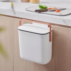 The Culinary Kit Küche & Esszimmer-Wandmontierter Mülleimer - Moderner großer Küchenabfalleimer