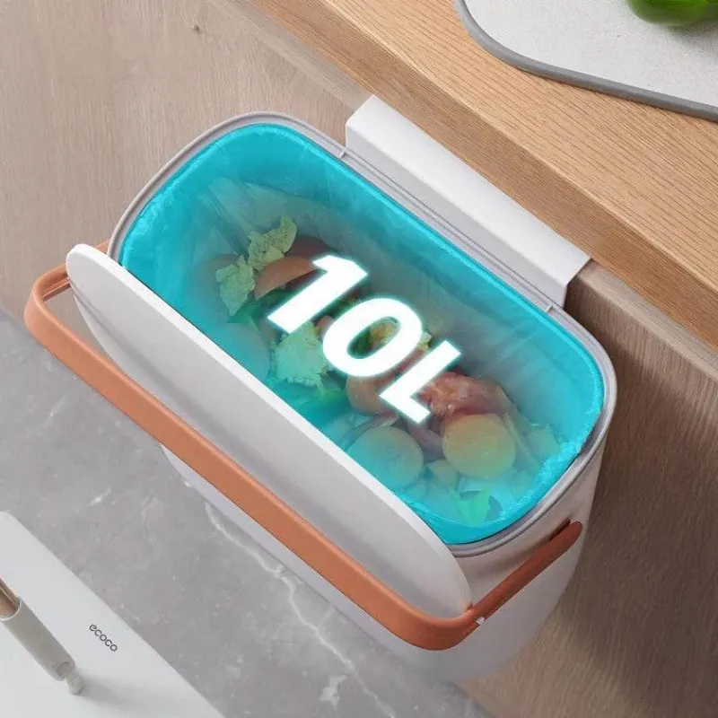 The Culinary Kit Küche & Esszimmer-Wandmontierter Mülleimer - Moderner großer Küchenabfalleimer