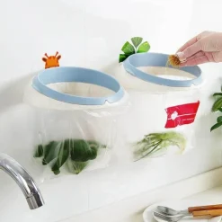 The Culinary Kit Küche & Esszimmer-Wandmontierter Müllsackhalter - Platzsparender Müll-Organizer